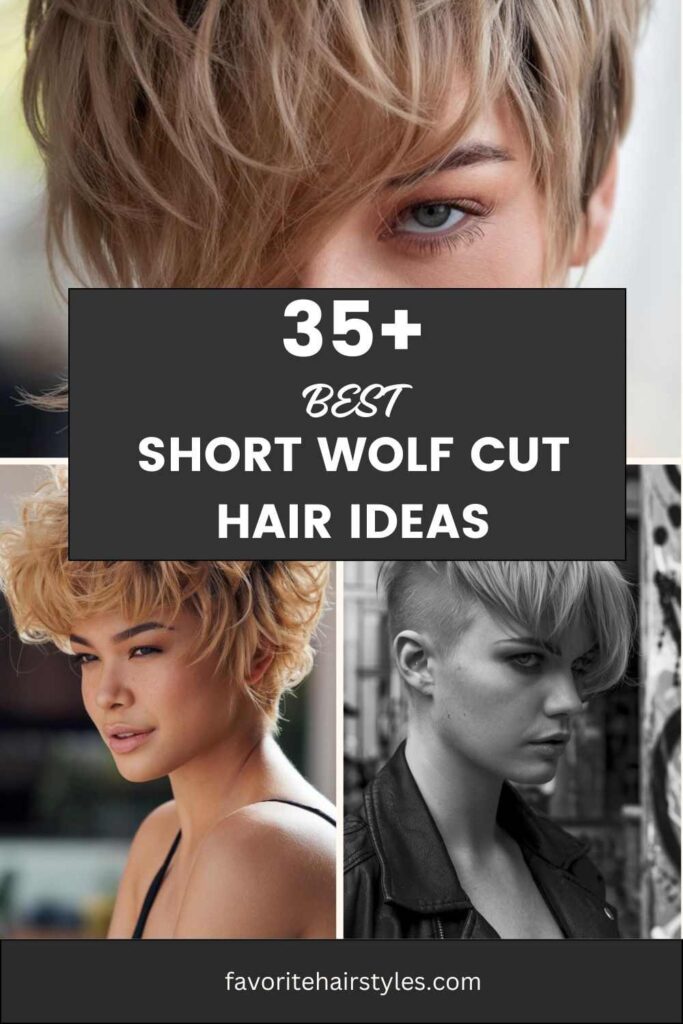 Short Wolf Cut Hair Ideas