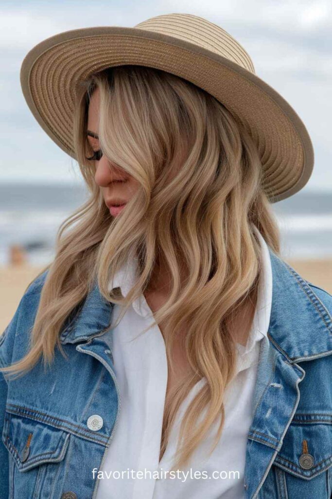 Cute Hairstyles For Medium Hair Beach Waves