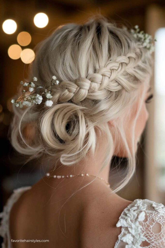 Braided Crown for Short Hair