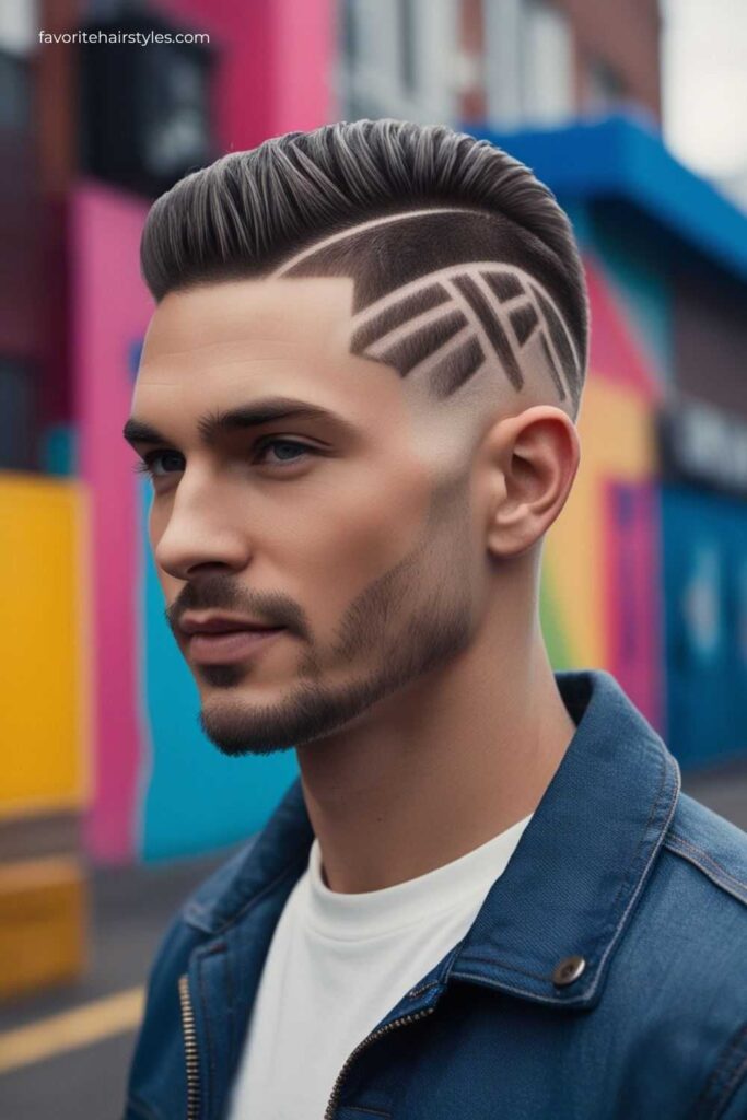 Buzz Cut with Design