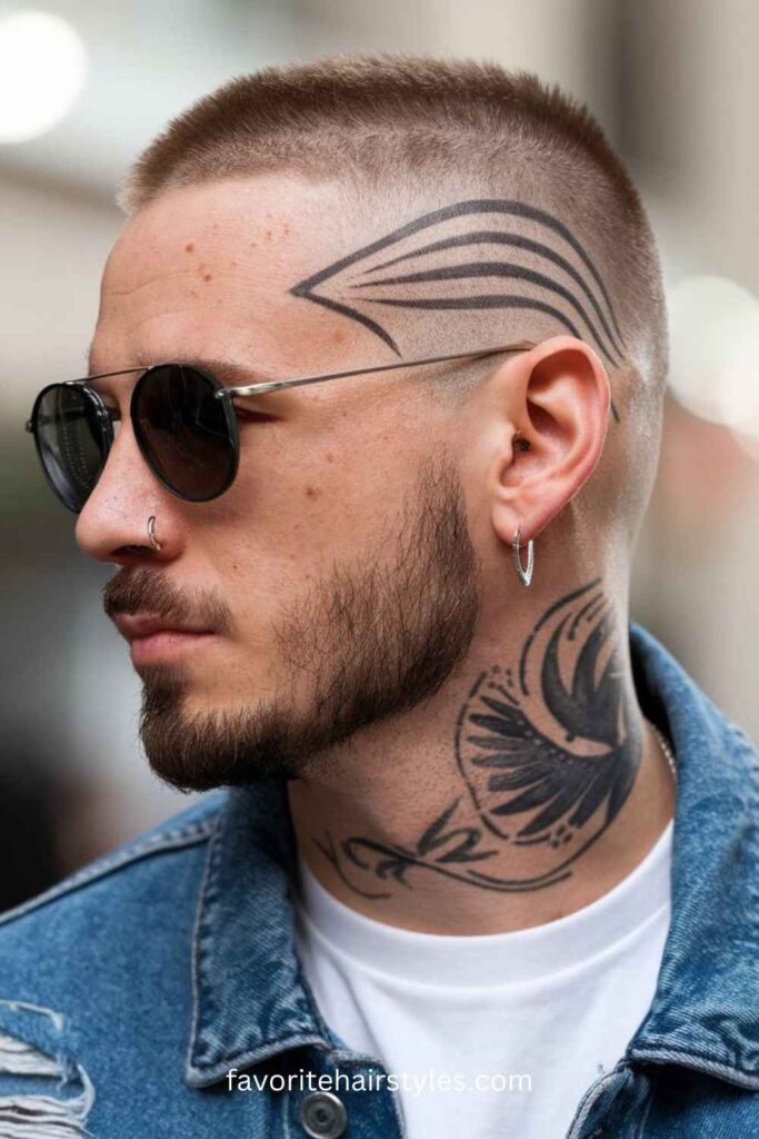 Buzz Cut with Design