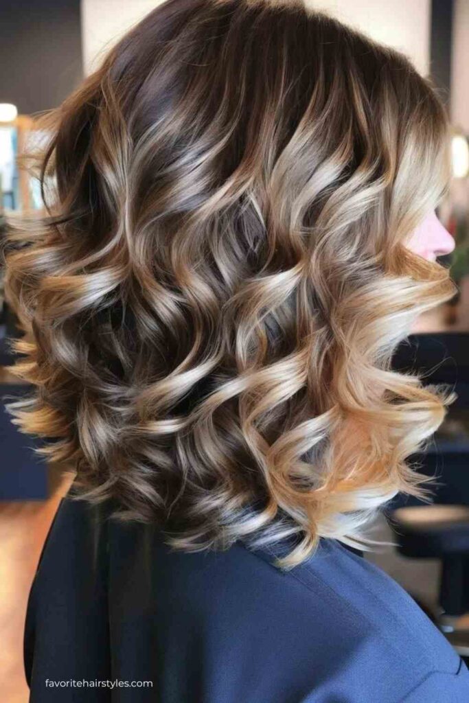 Curly Bob Cut