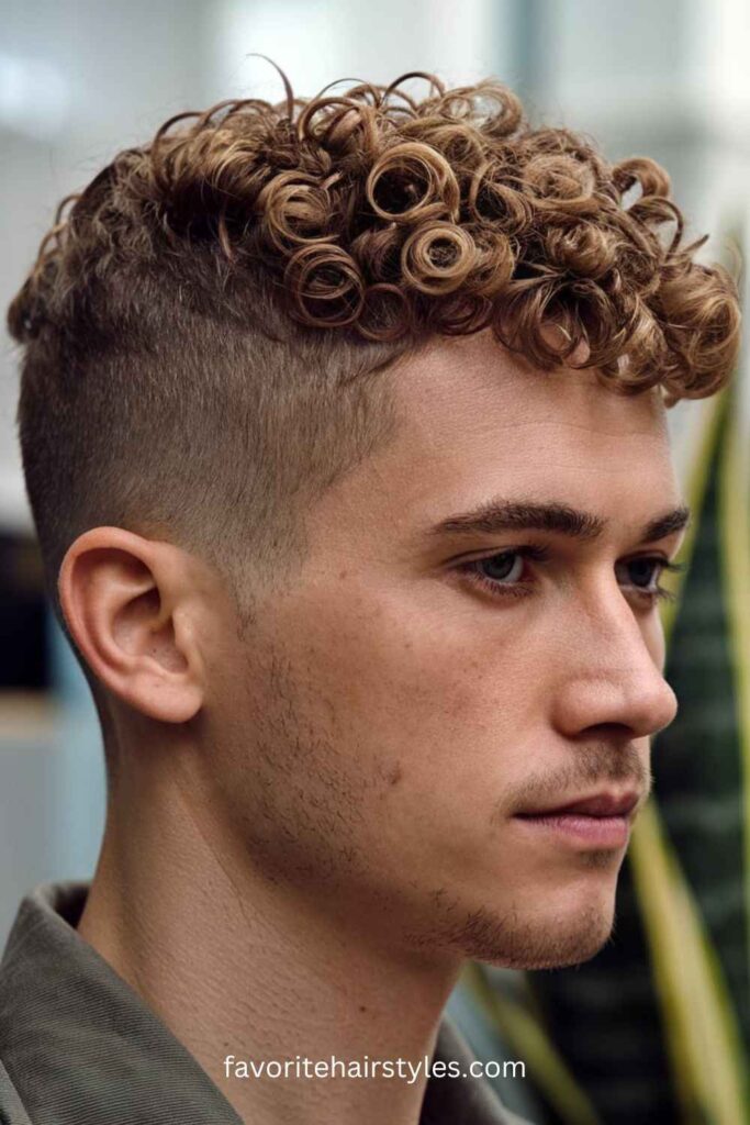 Curly Caesar Cut