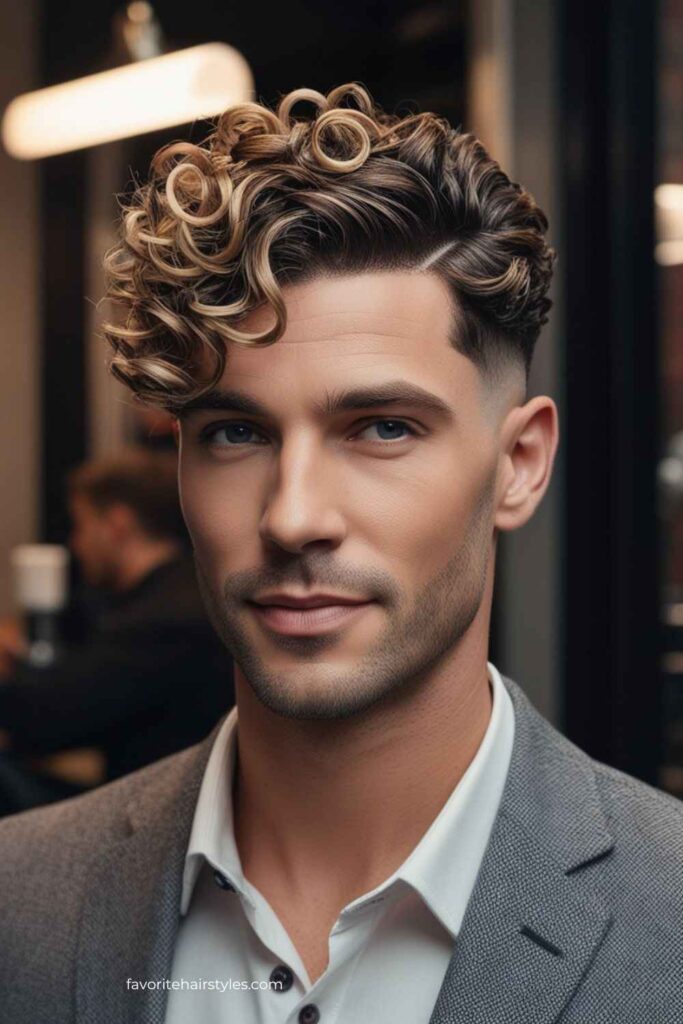 Curly Gentleman’s Cut