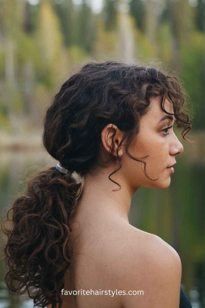 Curly Ponytail