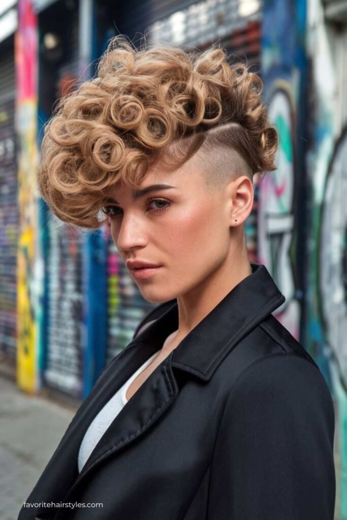 Curly Undercut