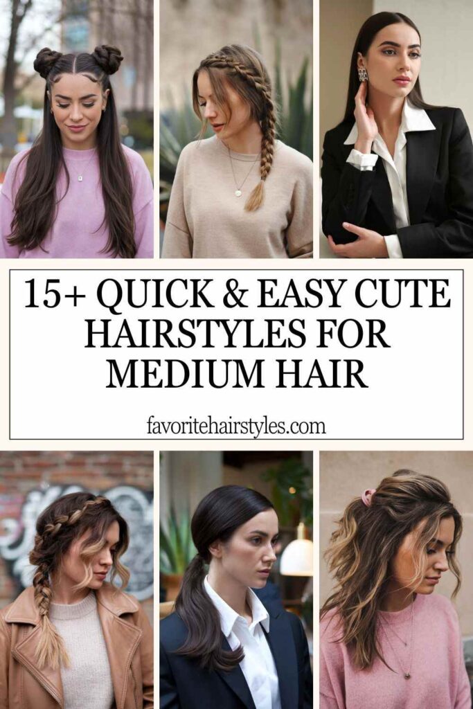 Cute Hairstyles For Medium Hair