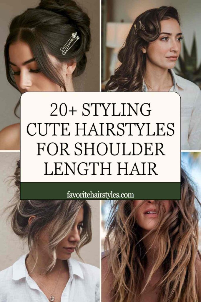 Cute Hairstyles For Shoulder-Length Hair