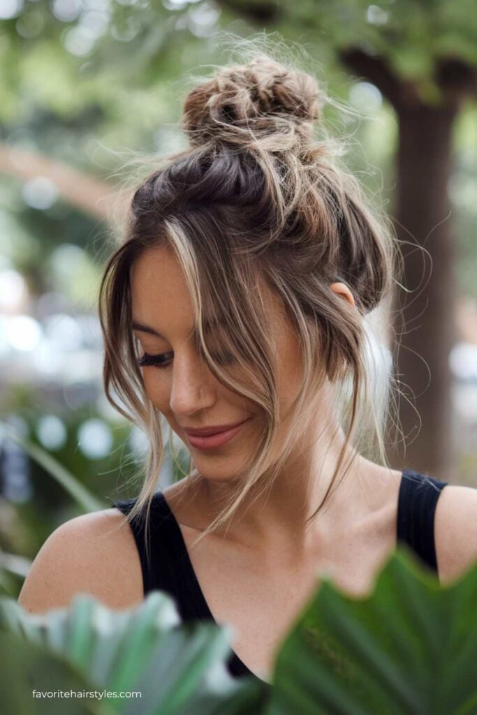 Cute Messy Bun