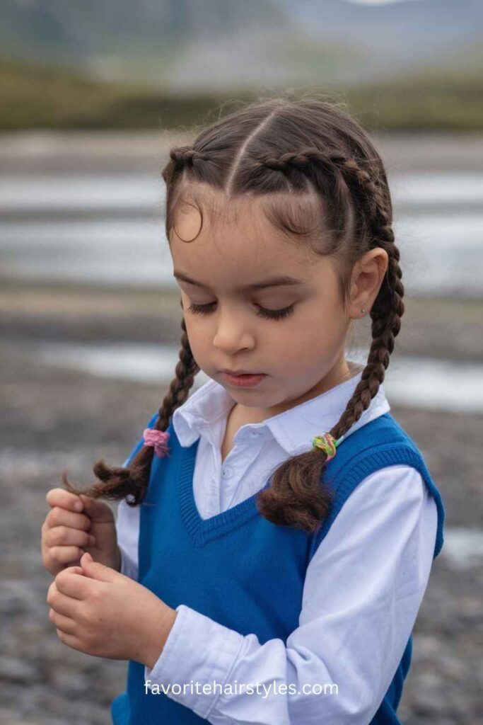  Double Braided Pigtails