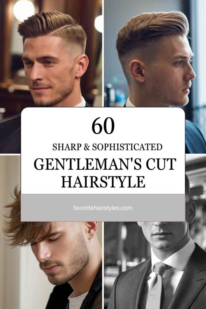 Gentleman's Cut Hairstyle