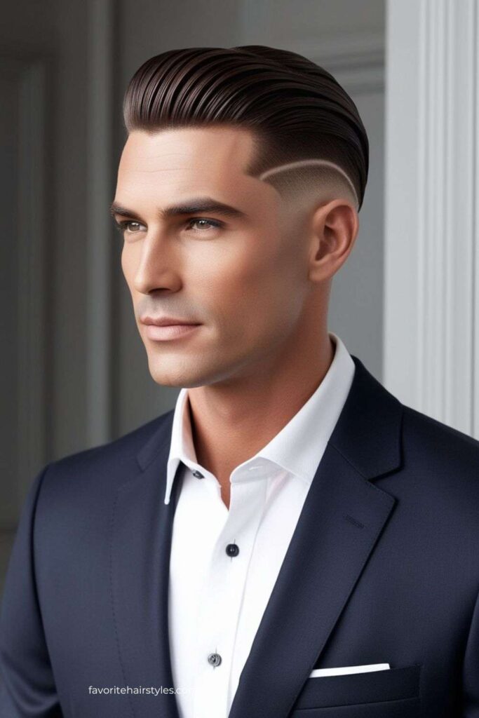 Gentleman’s Cut with Side Part