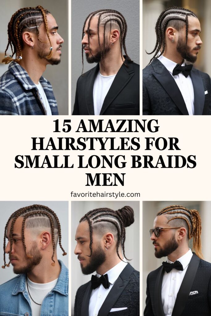 Hairstyles For Small Long Braids Men