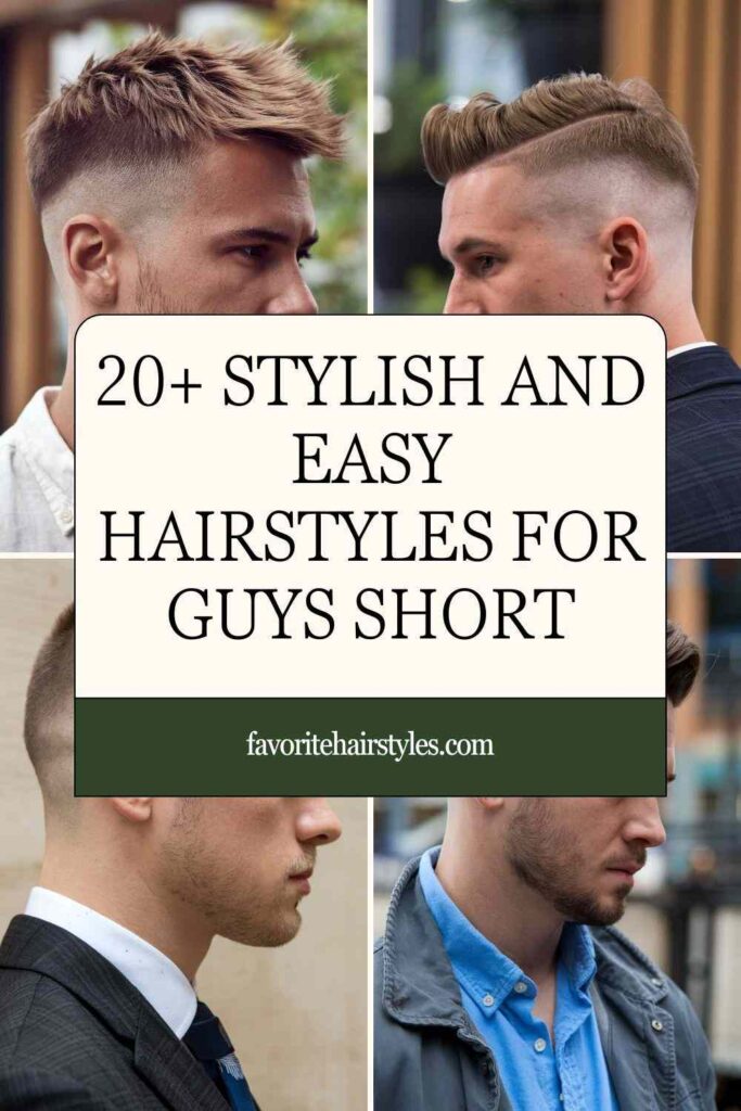 Hairstyles for Guys Short