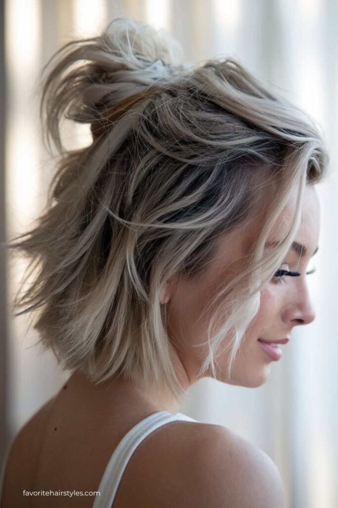 Half-Up, Half-Down Hairstyle