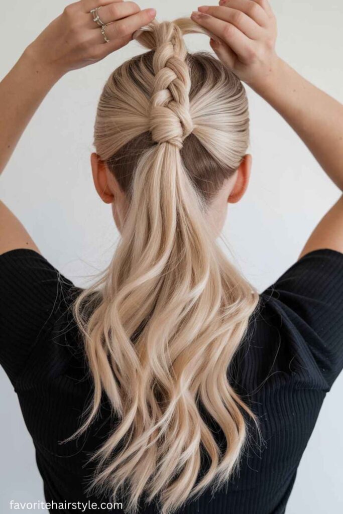 Half-Up Ponytail