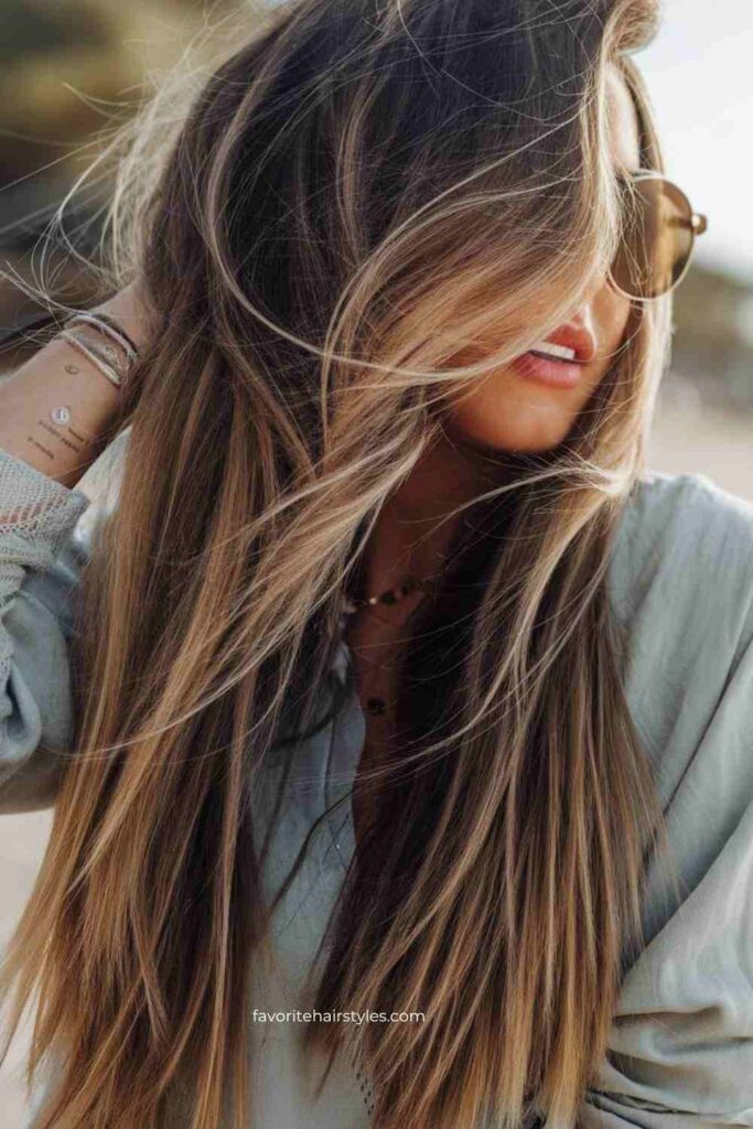 Layered Beach Waves