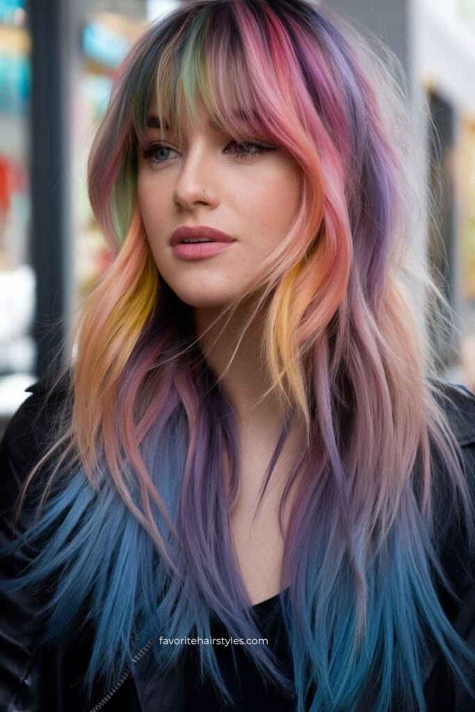 Long Colorful Highlights