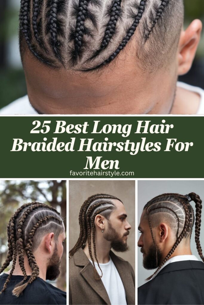 Long Hair Braided Hairstyles For Men