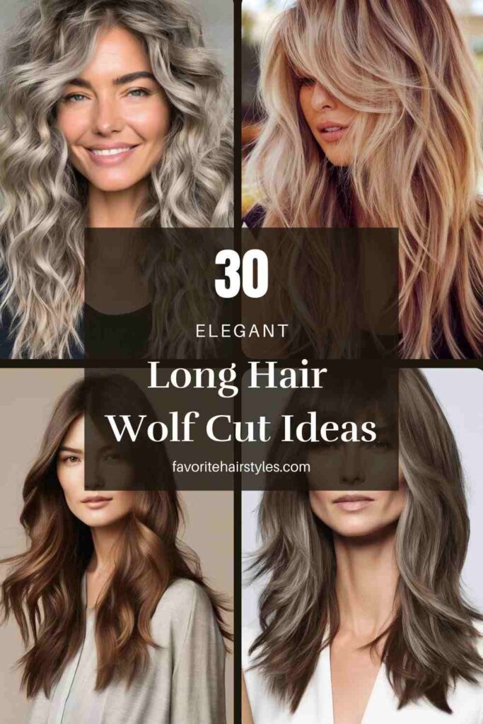 Long Hair Wolf Cut