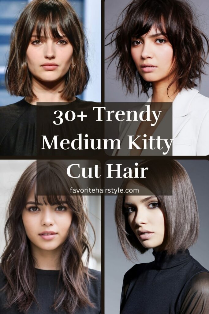 Medium Kitty Cut Hair