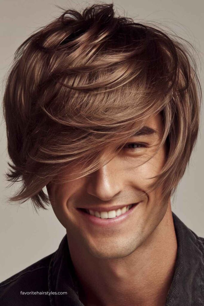 Men's Layered Bob