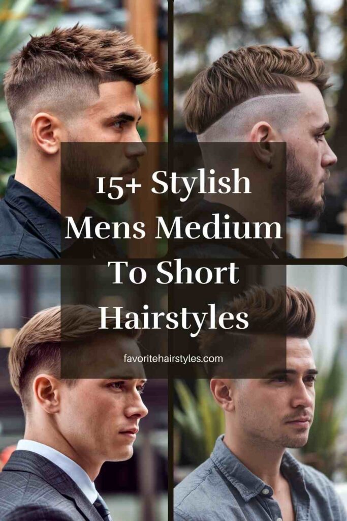 Mens Medium To Short Hairstyles