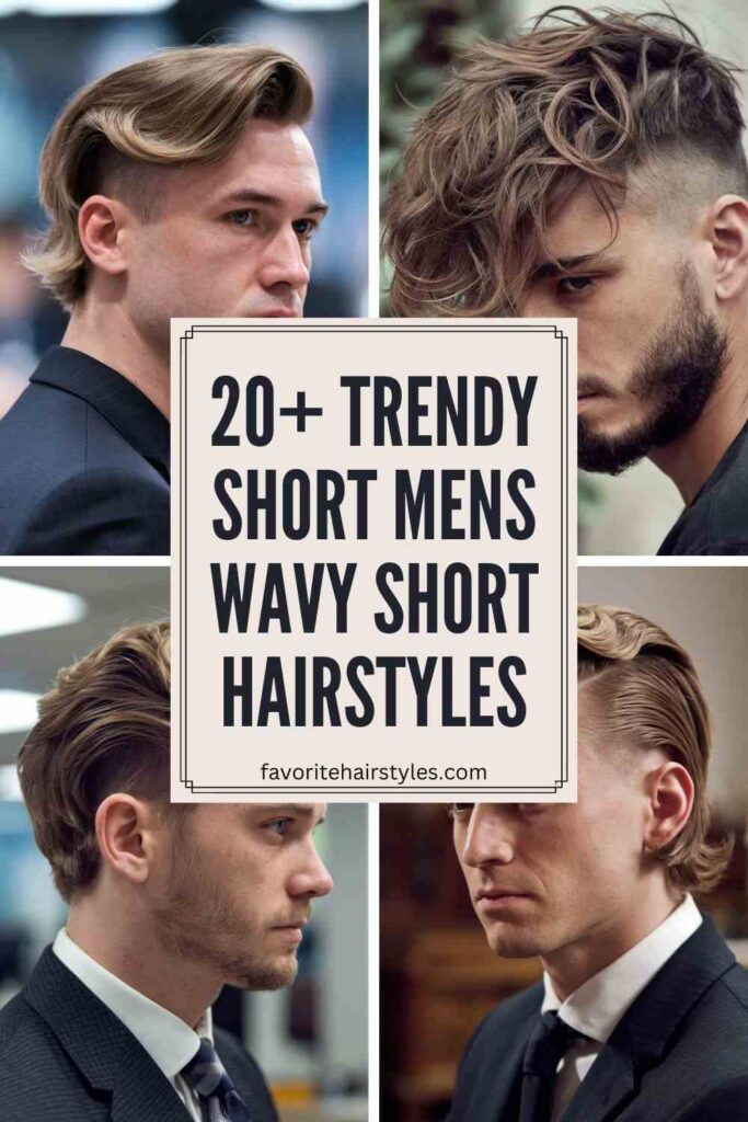 Mens Wavy Short Hairstyles