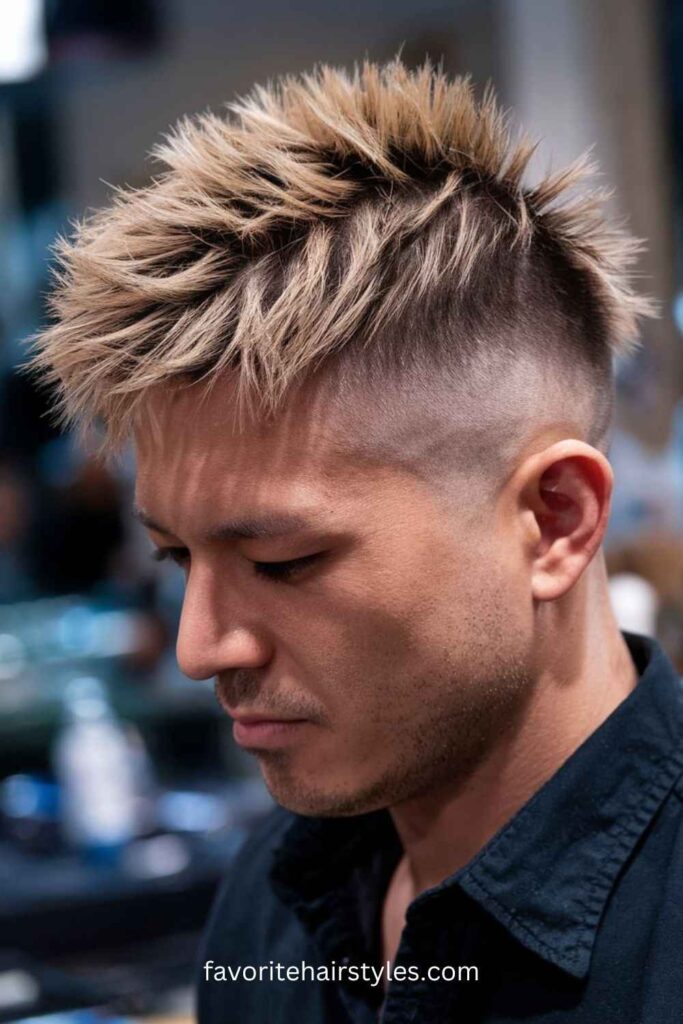 Messy Spikes with Low Fade