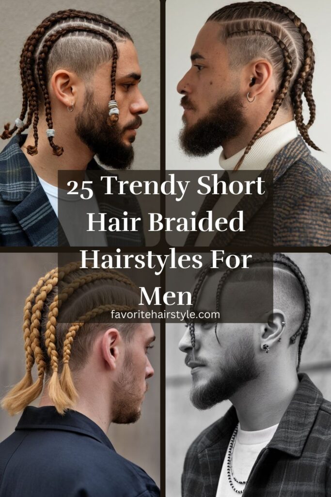 Short Hair Braided Hairstyles For Men