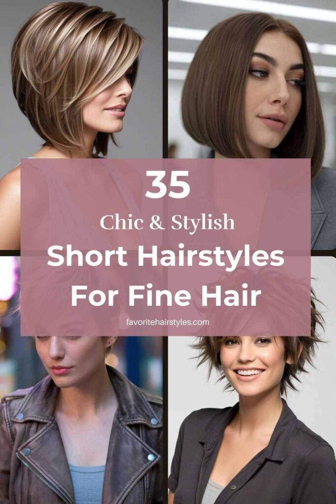 Short Hairstyles For Fine Hair