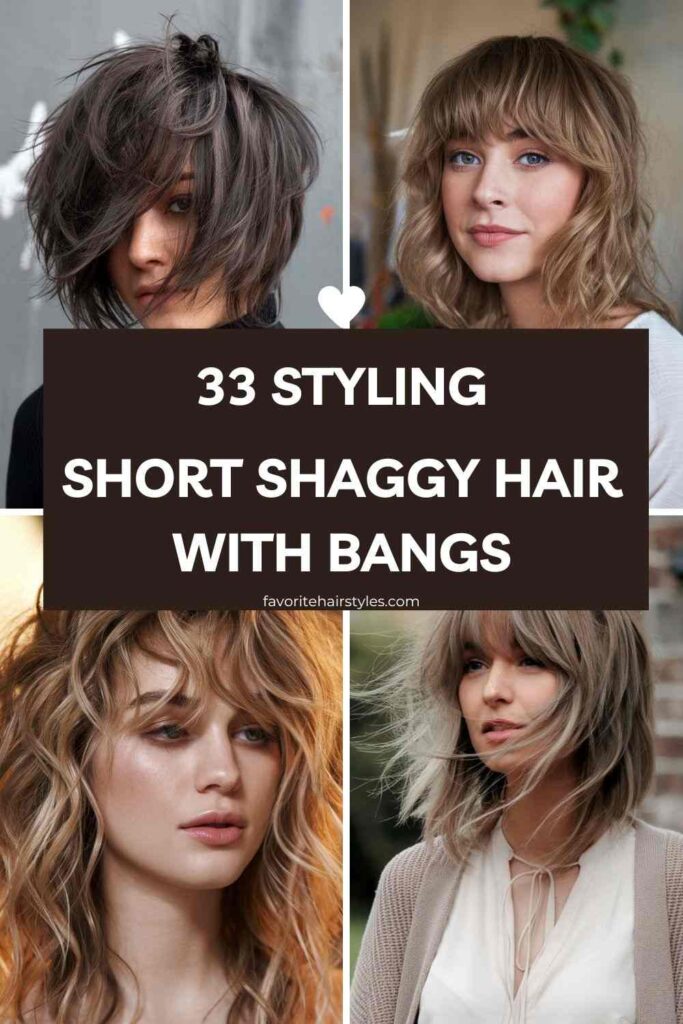 Short Shaggy Hair With Bangs