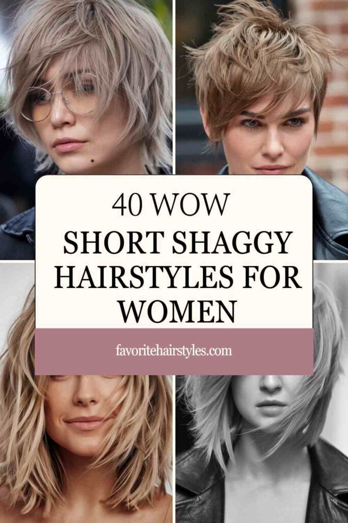 Short Shaggy Hairstyles For Women