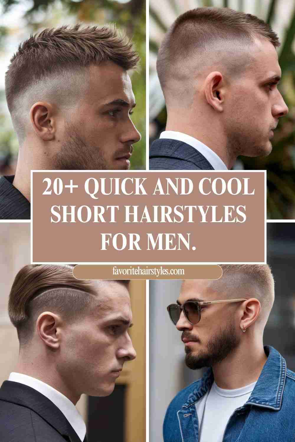 Short Hairstyles For Men Quick And Cool