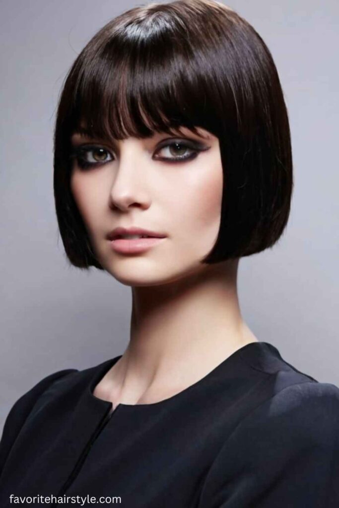 Sleek Bob Kitty Cut