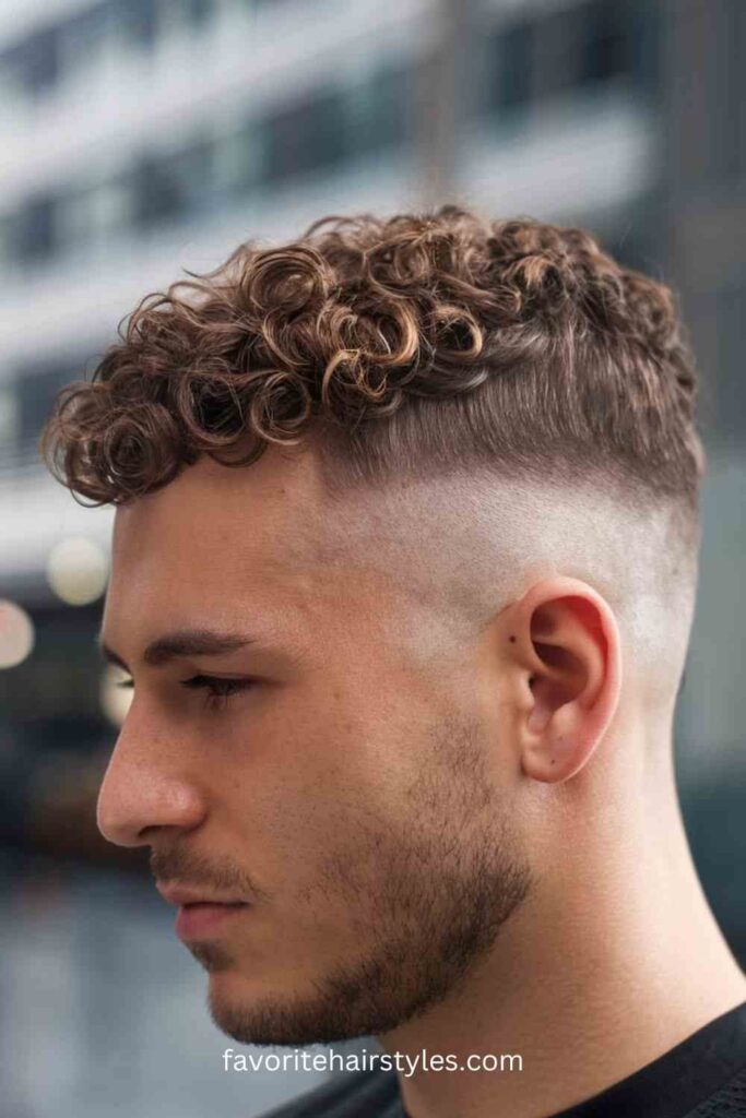 The Curly Caesar Cut