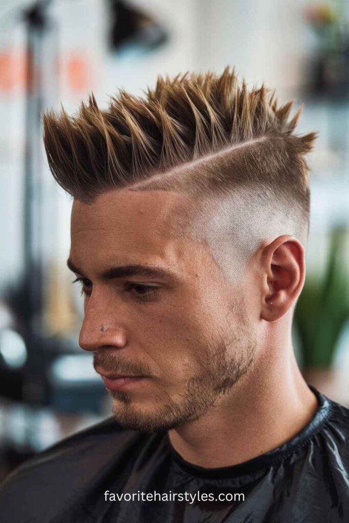 Undercut with Spiky Top