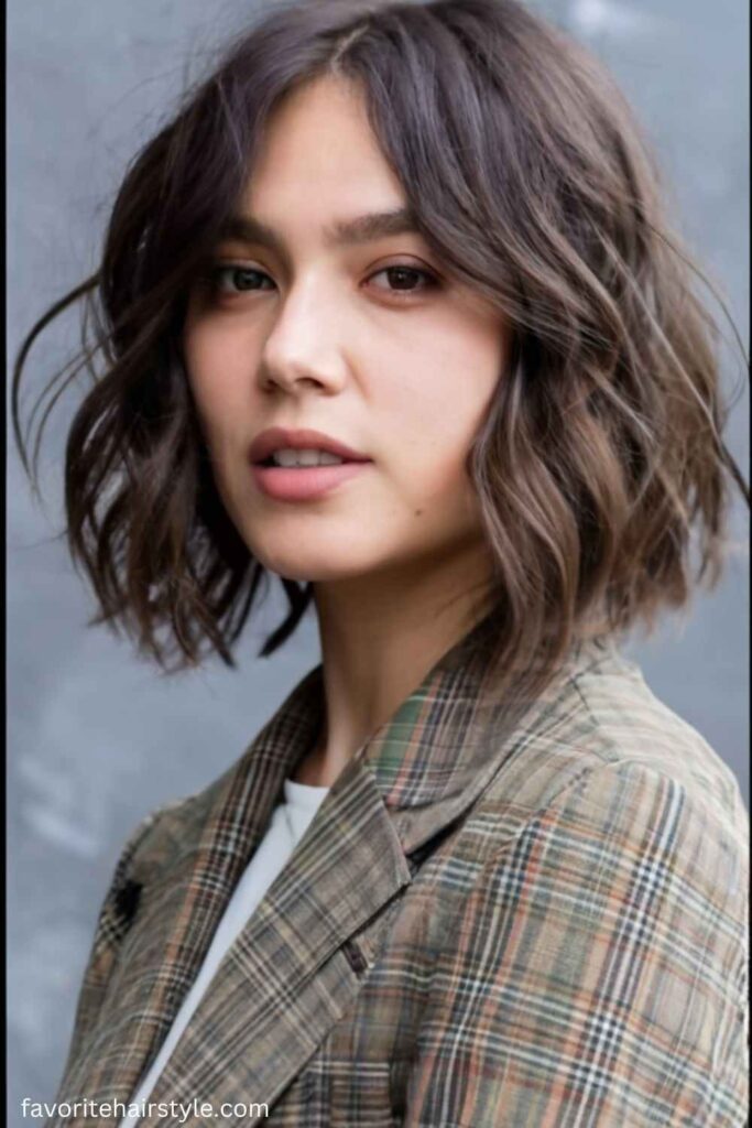 Wavy Bob Kitty Cut