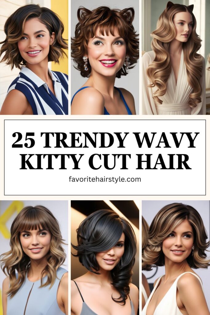 Wavy Kitty Cut Hair