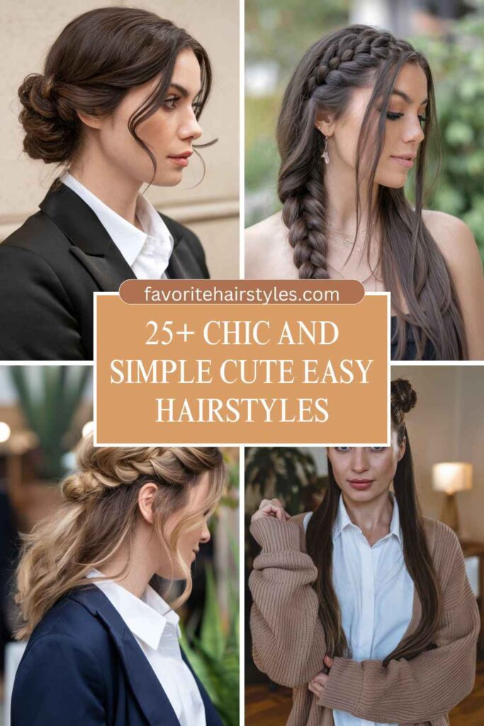 cute easy hairstyles