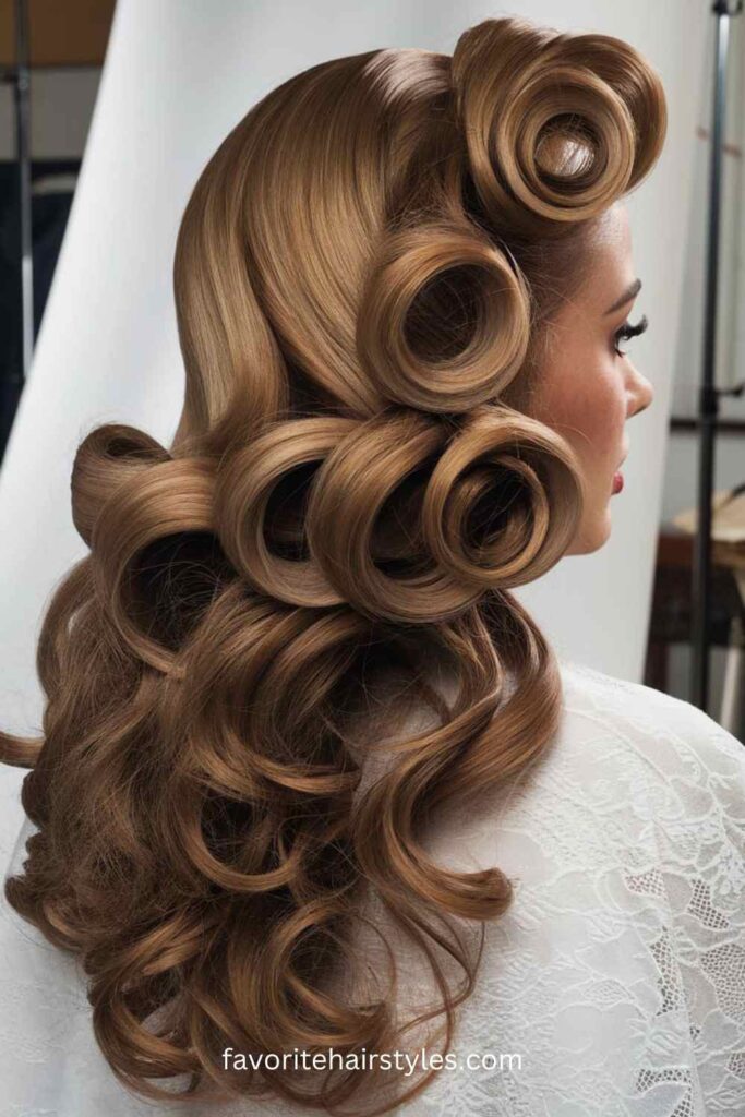 Vintage-Inspired Curls