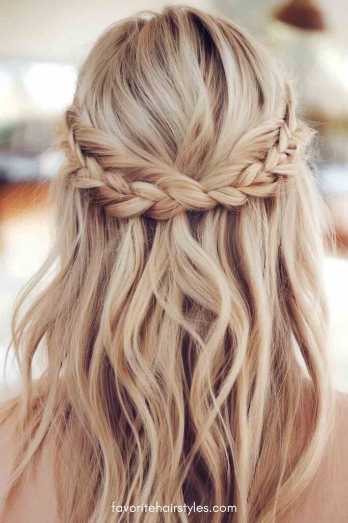 Boho Braided Half-Up