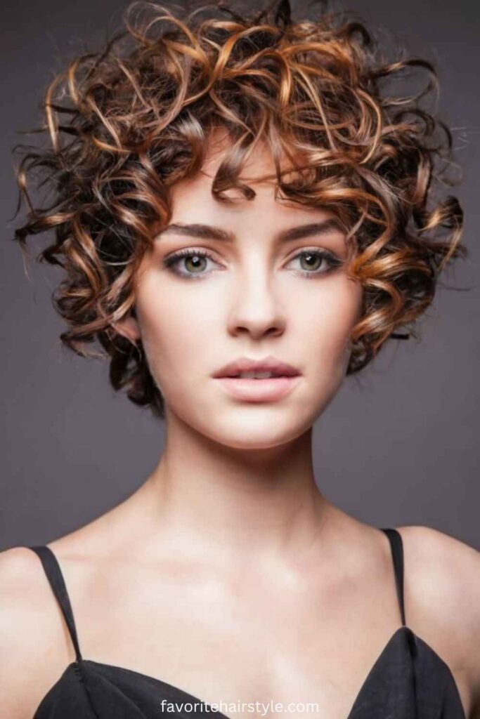 Classic Curly Pixie Cut