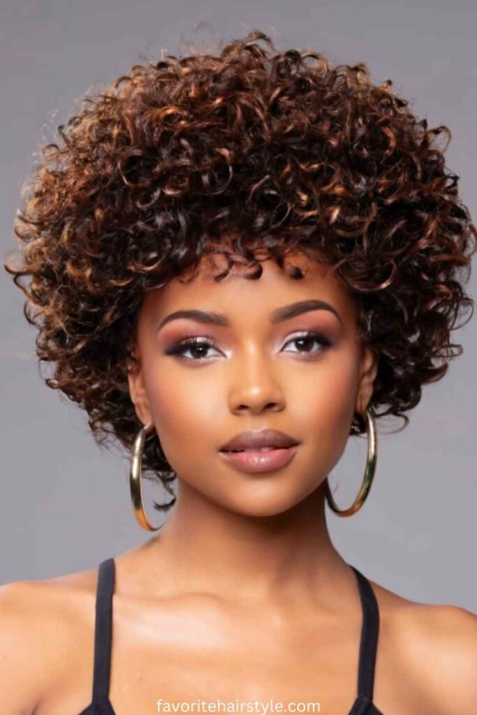 Curly Afro Pixie Wig