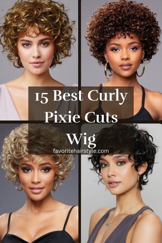 Curly Pixie Cuts Wig