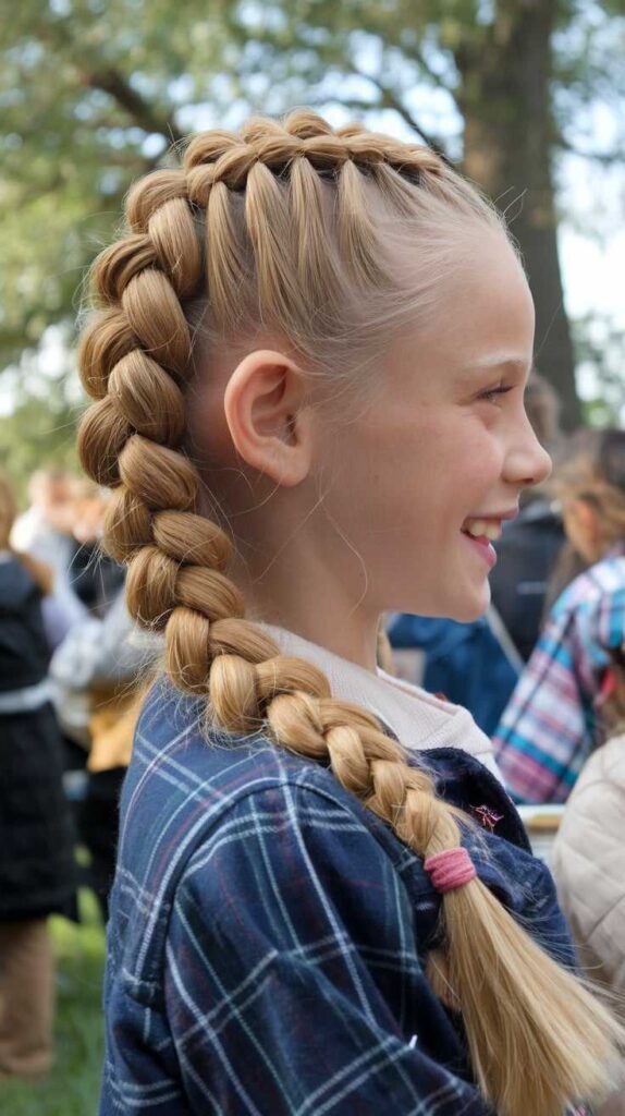 Dutch Braid Hairstyle