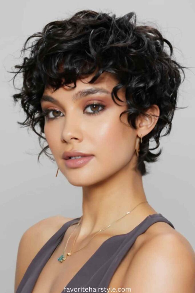 Curly Pixie Cuts Wig Textured Curly Pixie Wig