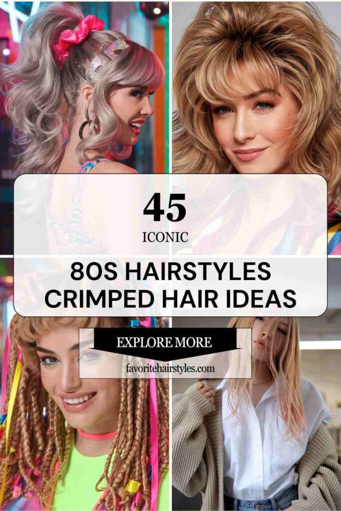 80s Hairstyles Crimped Hair