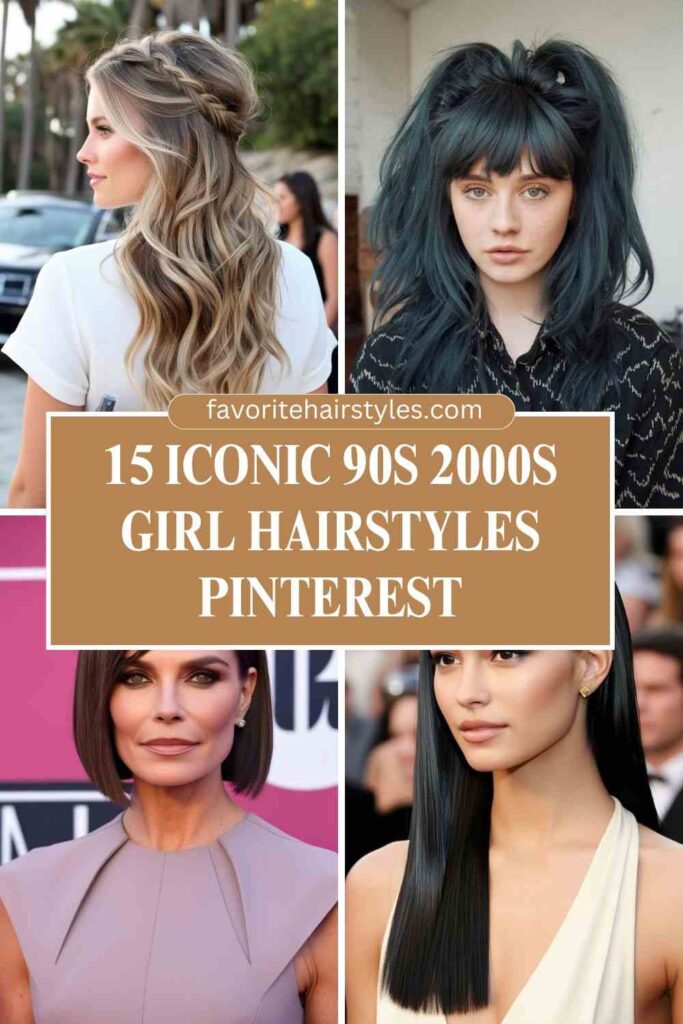 90s 2000s Girl Hairstyles Pinterest