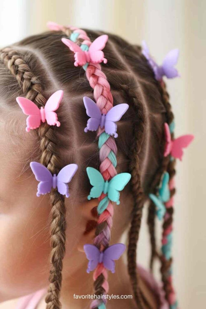 Add a Pop of Color to Braids